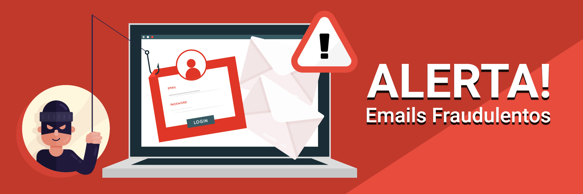 Alerta! Emails Fraudulentos